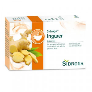 Produktbild von SIDROGA Ingwer Tee Filterbeutel