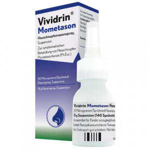 Produktbild von VIVIDRIN Mometason Heuschn.Nspr.50&mu;g/Sp. 140SprSt.
